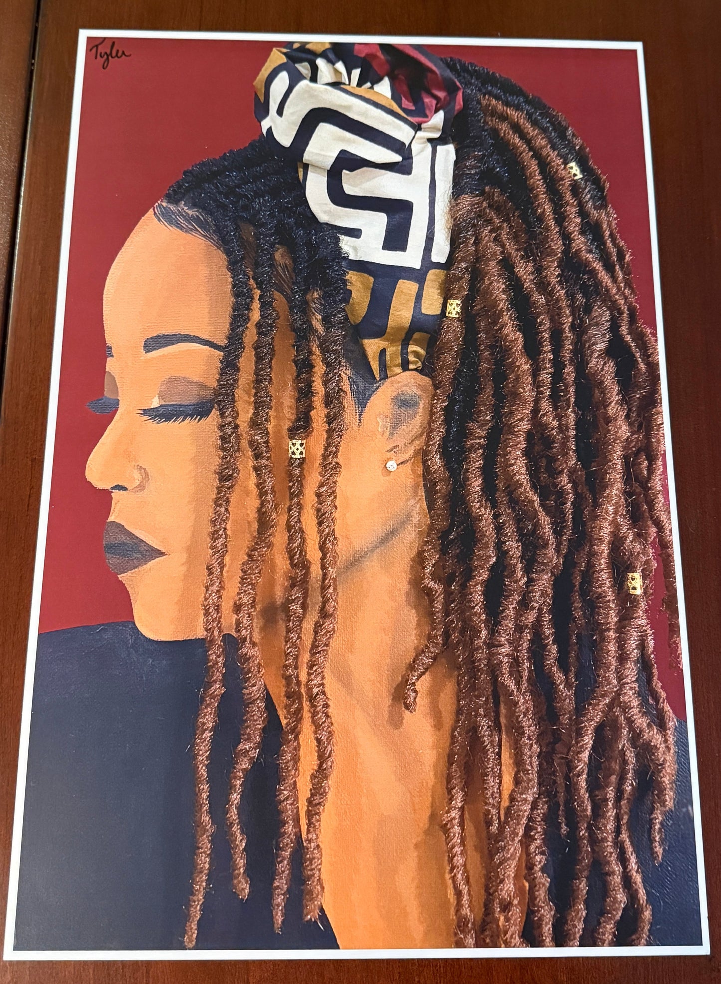Locks- 12X18 2D Paper Print (No Hair)