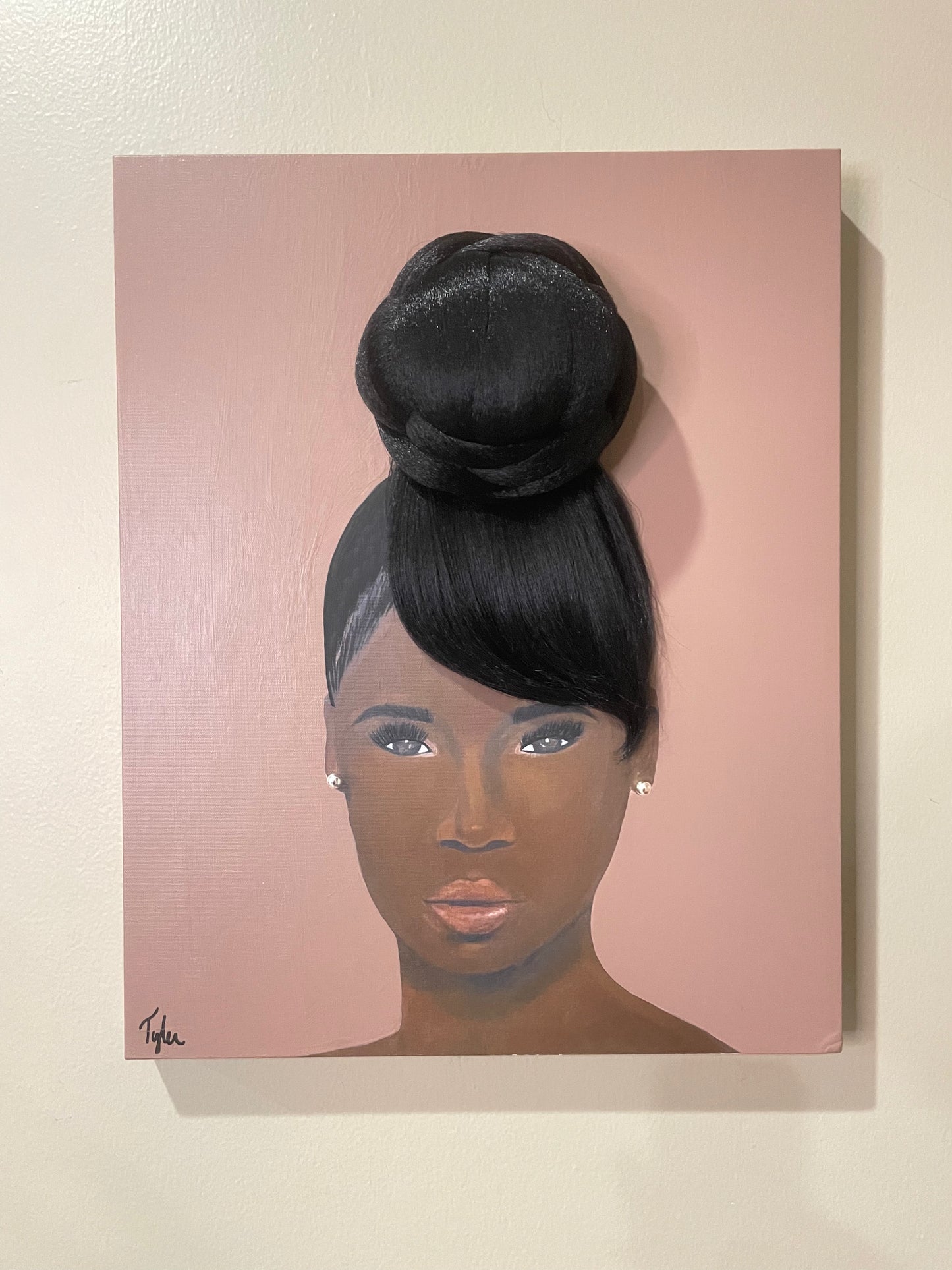 Controlla II- 3D Canvas Print (With Hair)