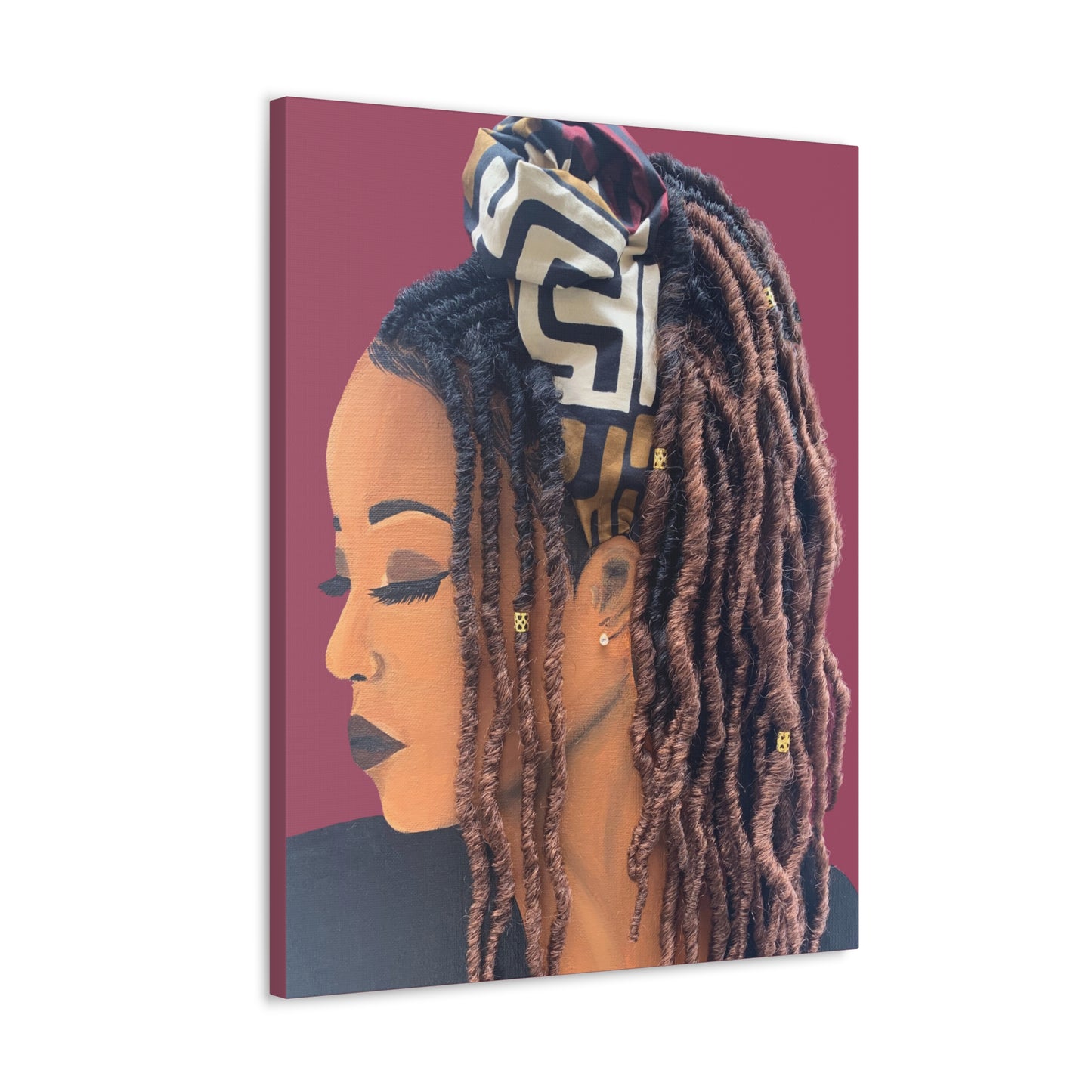 Locks- 2D Canvas Print (No Hair)