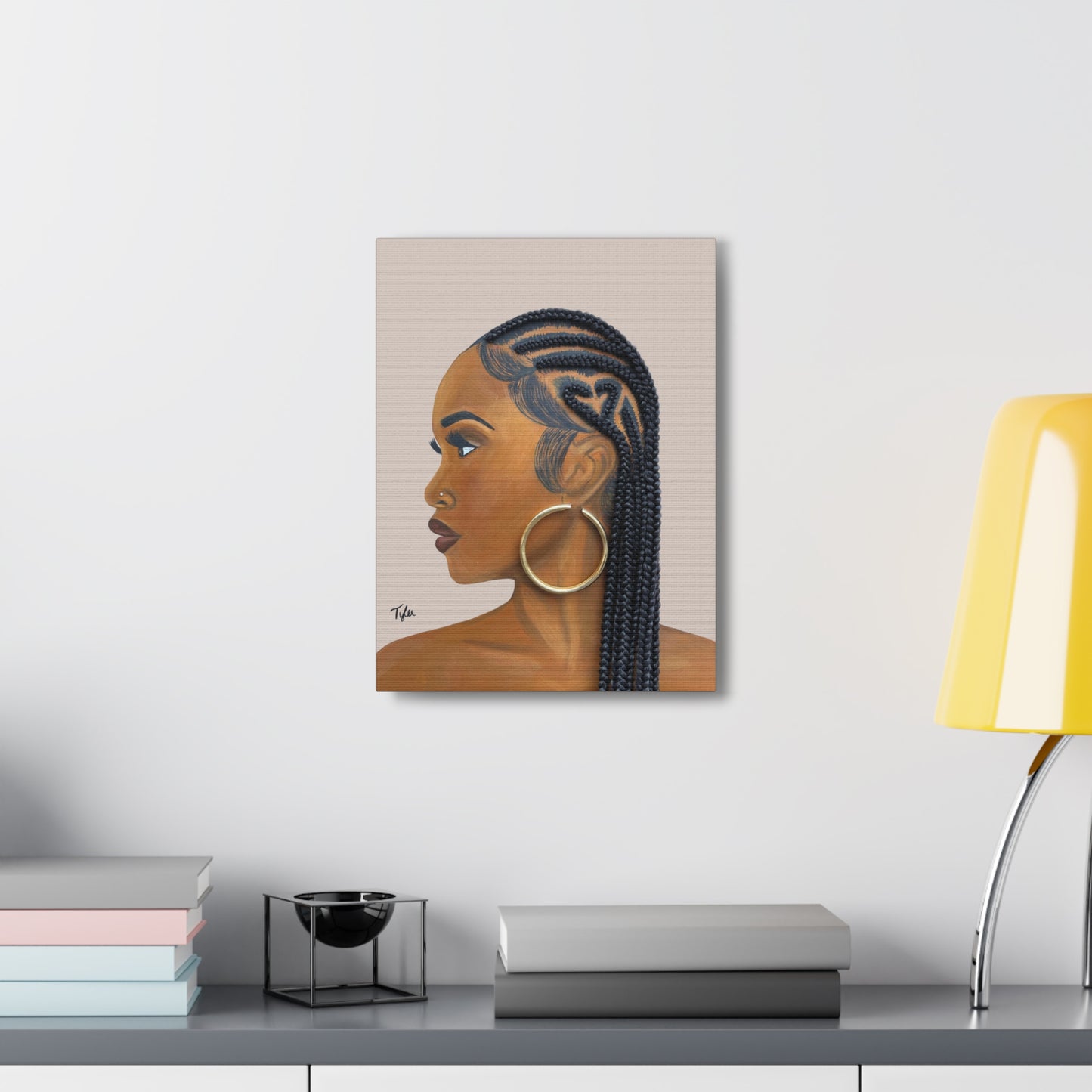 Certified Lover Girl- 2D Canvas Print (No Hair)