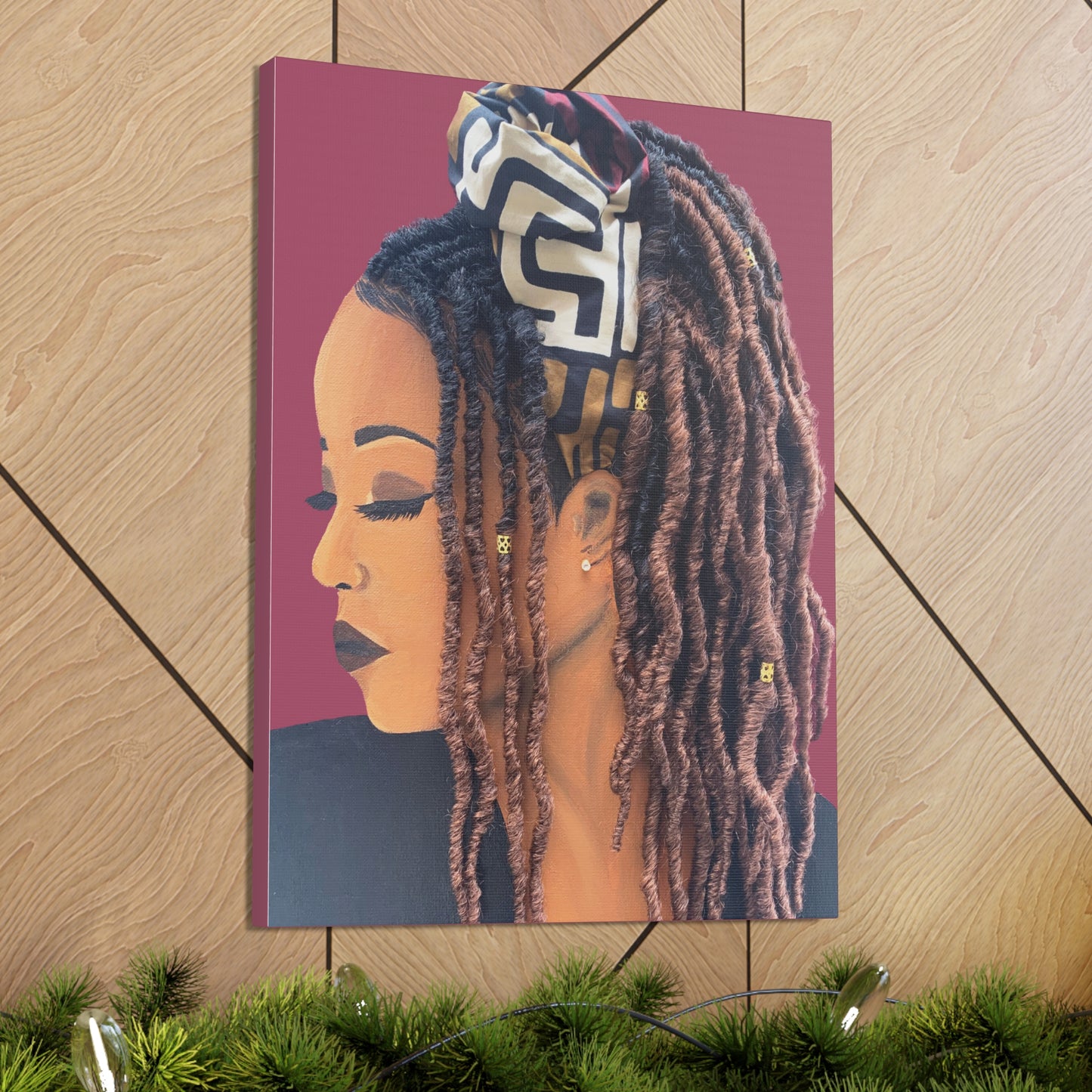 Locks- 2D Canvas Print (No Hair)