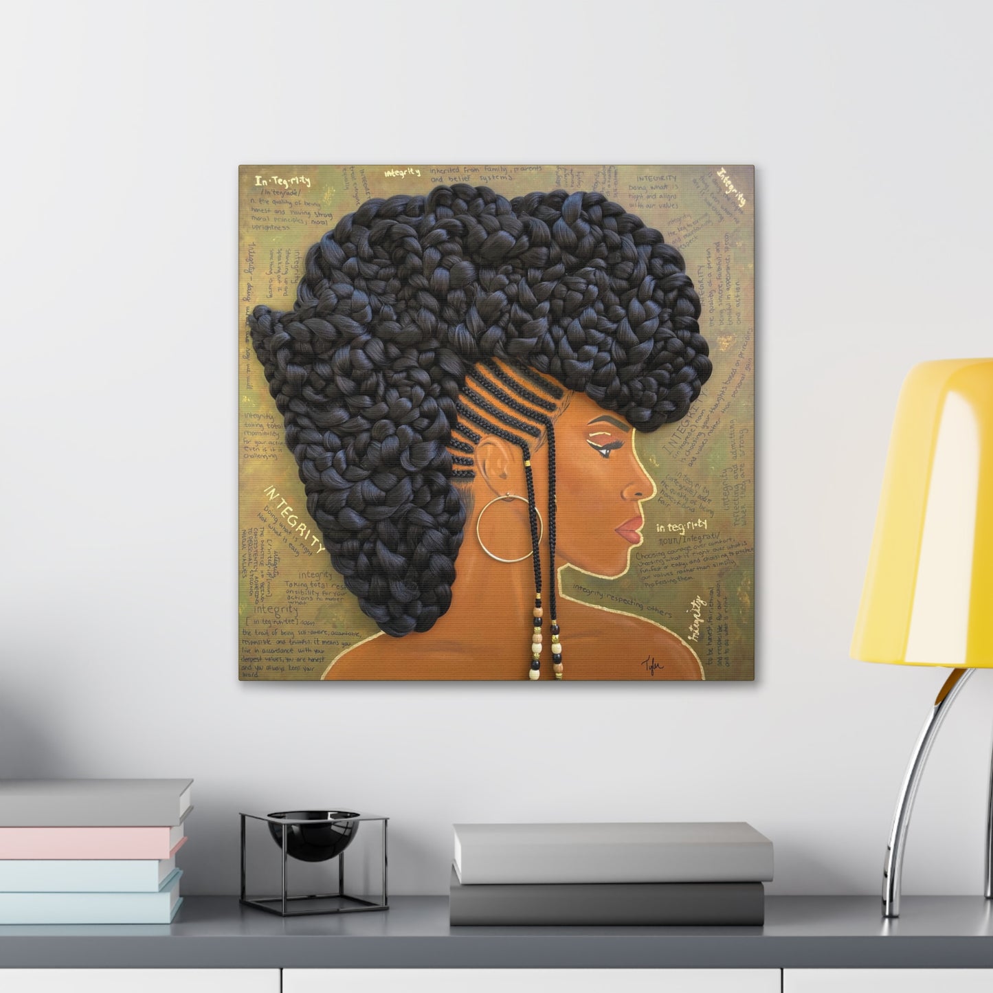 Integrity- 2D Canvas Print (no Hair)