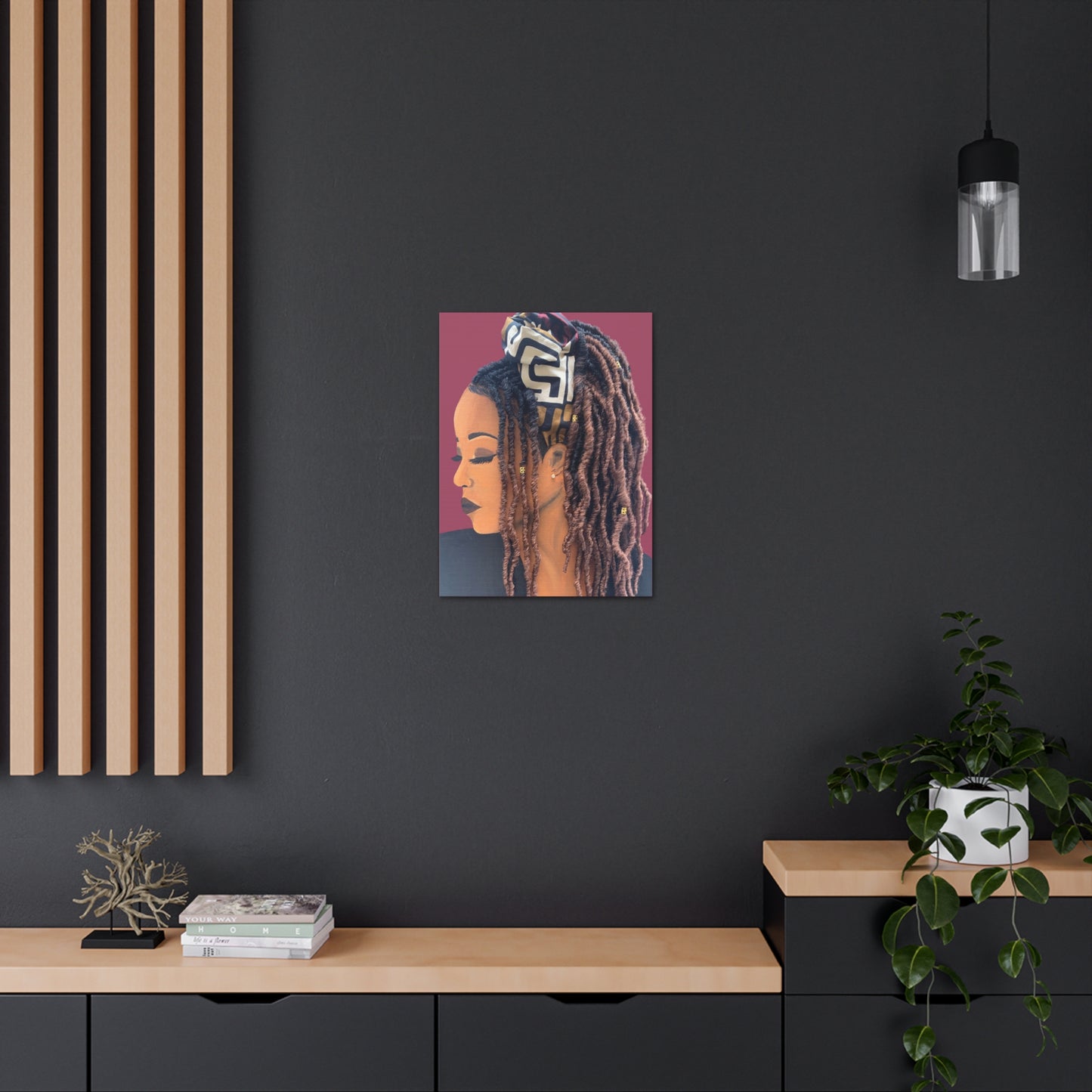 Locks- 2D Canvas Print (No Hair)