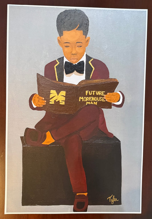 Future Morehouse Man- 12X18 2D Paper Print
