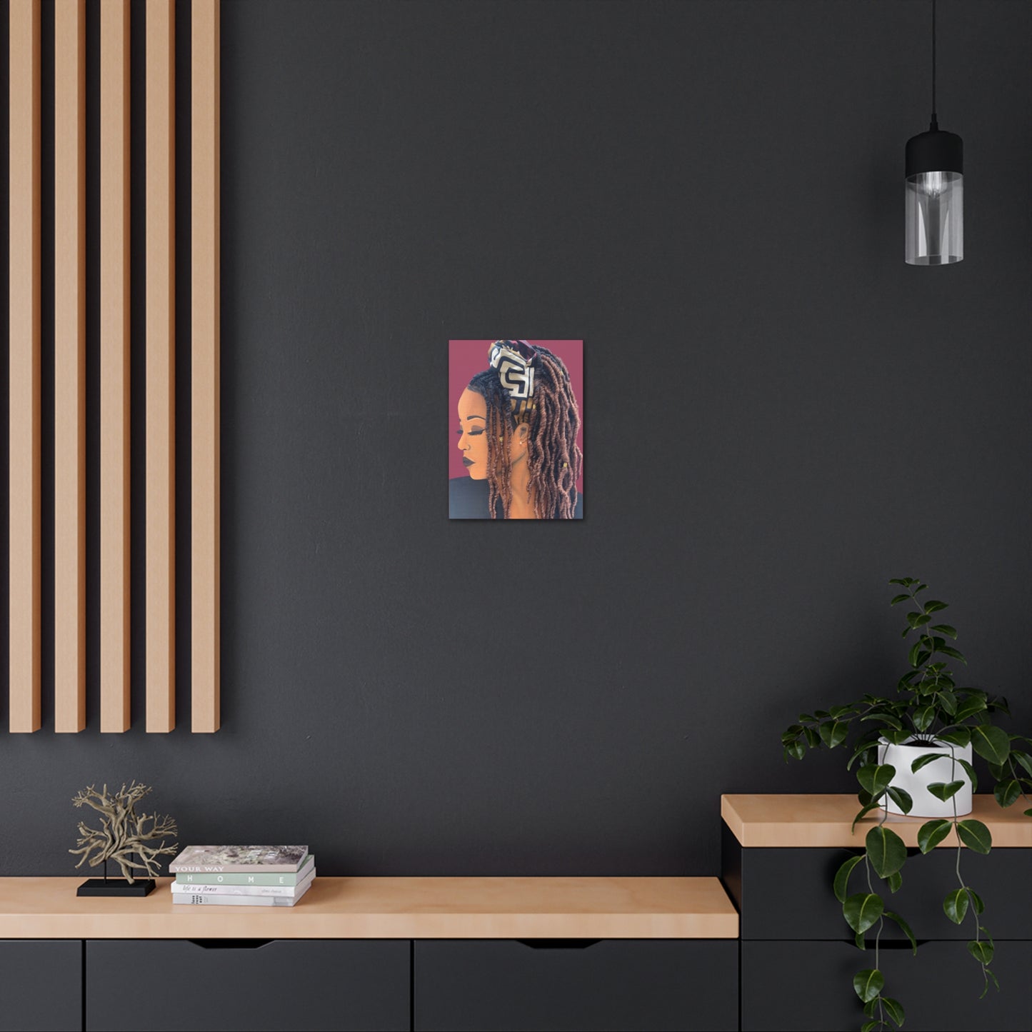 Locks- 2D Canvas Print (No Hair)