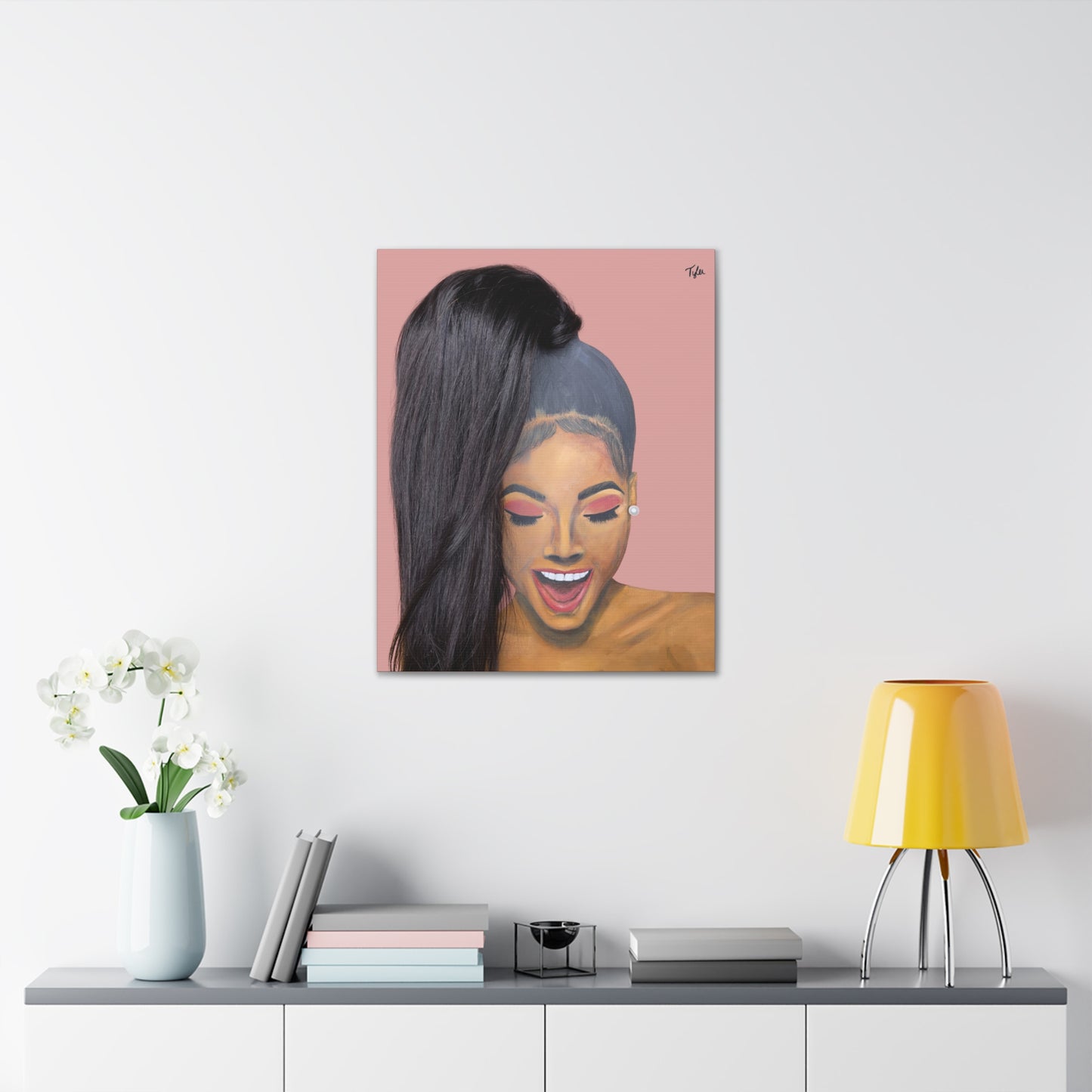 Joyful- 2D Canvas Print (No Hair)