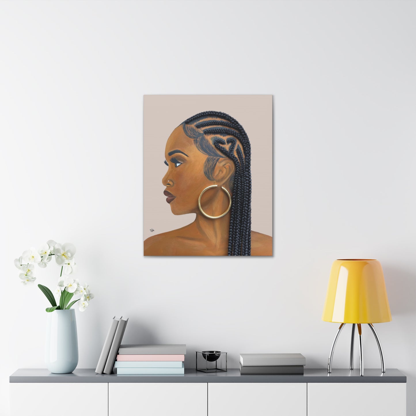 Certified Lover Girl- 2D Canvas Print (No Hair)