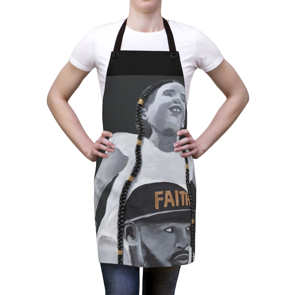 Faith Over Fear Apron (No Hair)