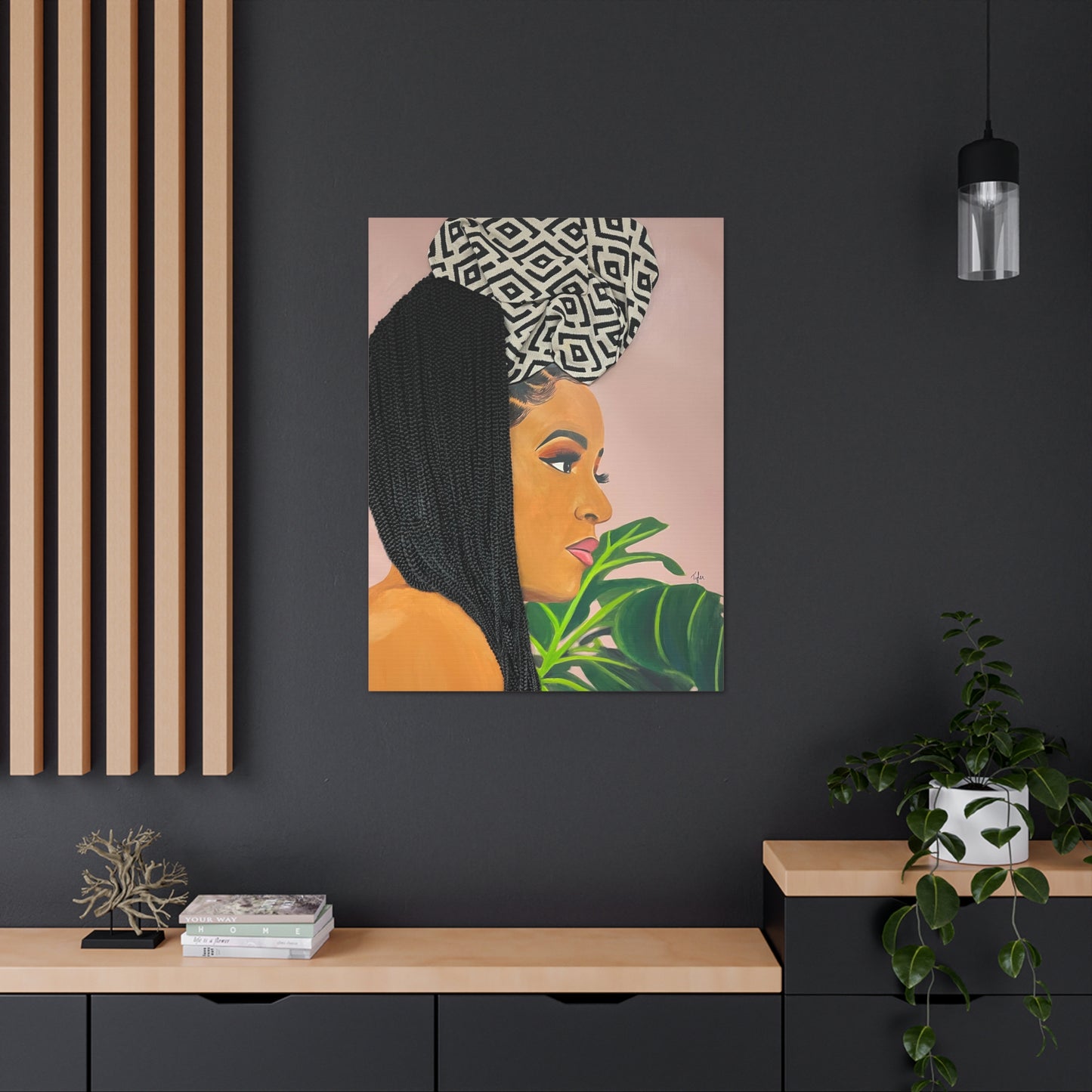 Worthy- 2D Canvas Print (no Hair)