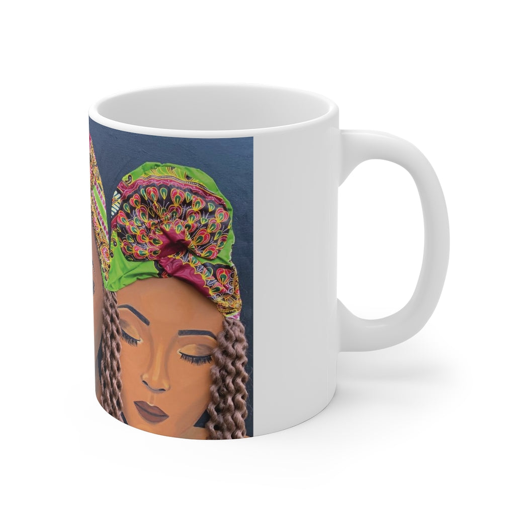 CurlFriends II 2D Mug (No Hair)