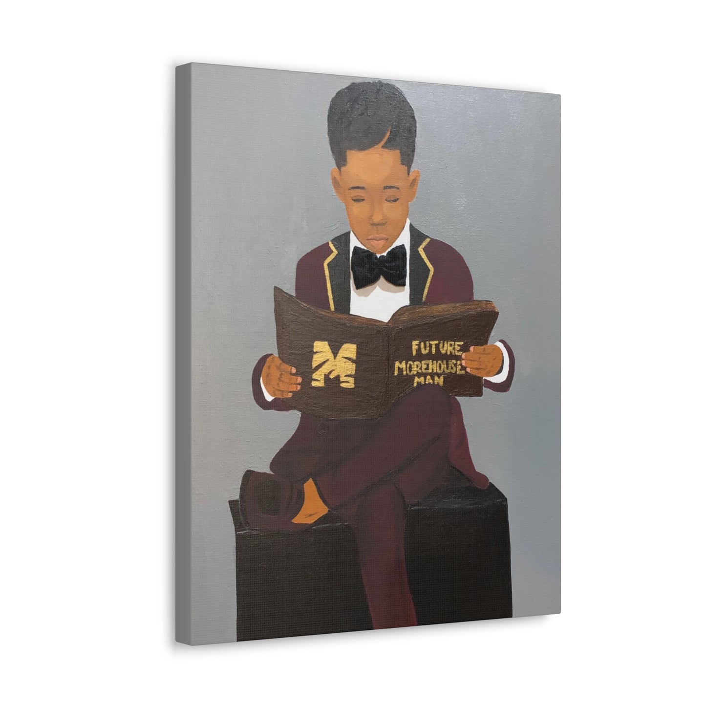 Future Morehouse Man- 2D Canvas Print (No Hair)