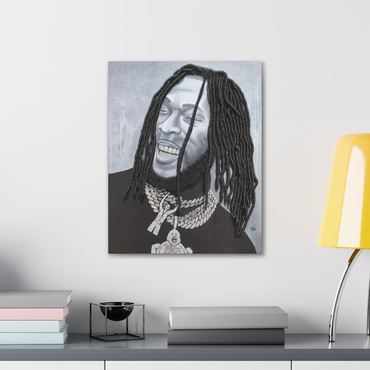 Burna- 2D Canvas Print (no Hair)