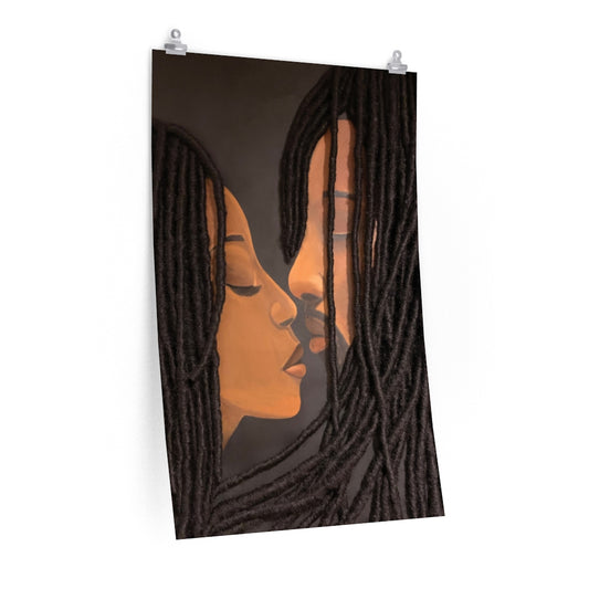 InterLocked 2D Poster Print (No Hair)