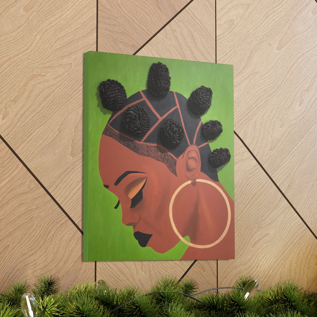 Level Up- 2D Canvas Print (No Hair)