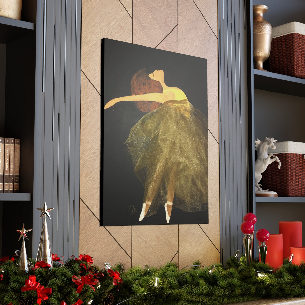 Dance Like Nobody's Watching- 2D Canvas Print (no Hair)