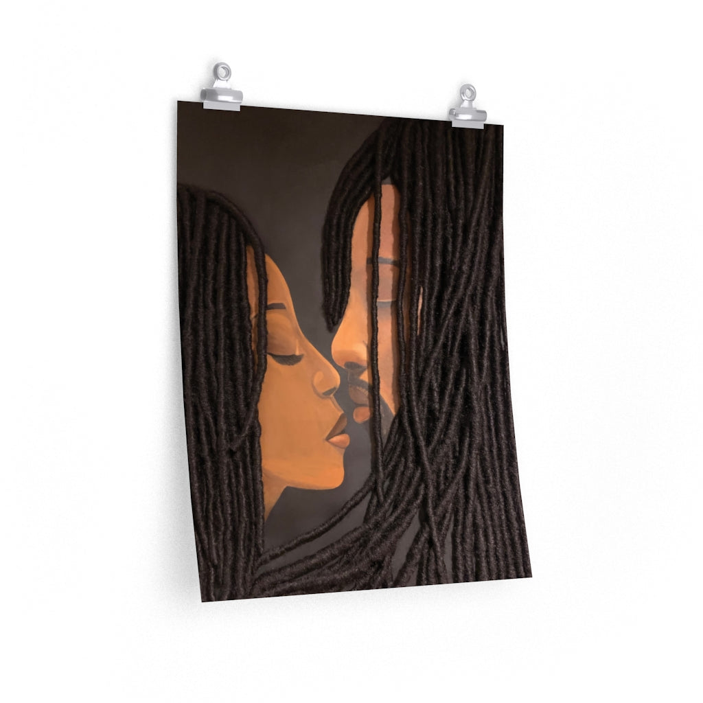 InterLocked 2D Poster Print (No Hair)