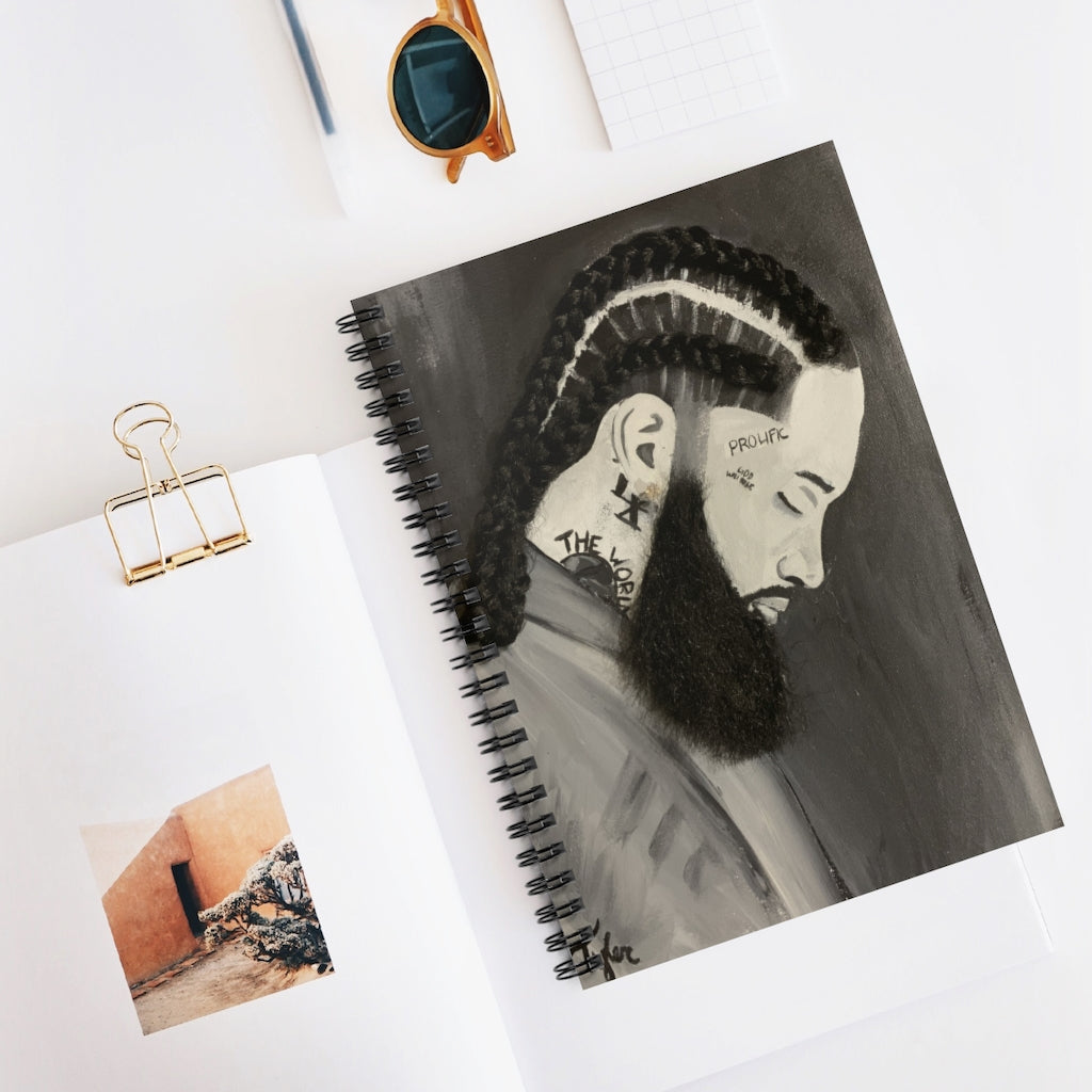 Nipsey 2D Notebook (No Hair)