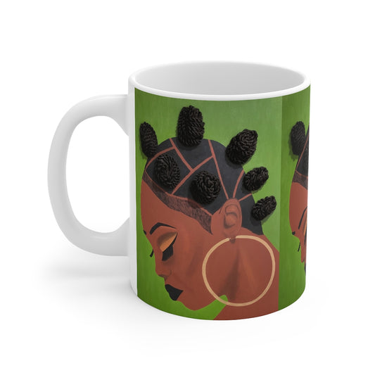 Level Up 2D Mug (No Hair)