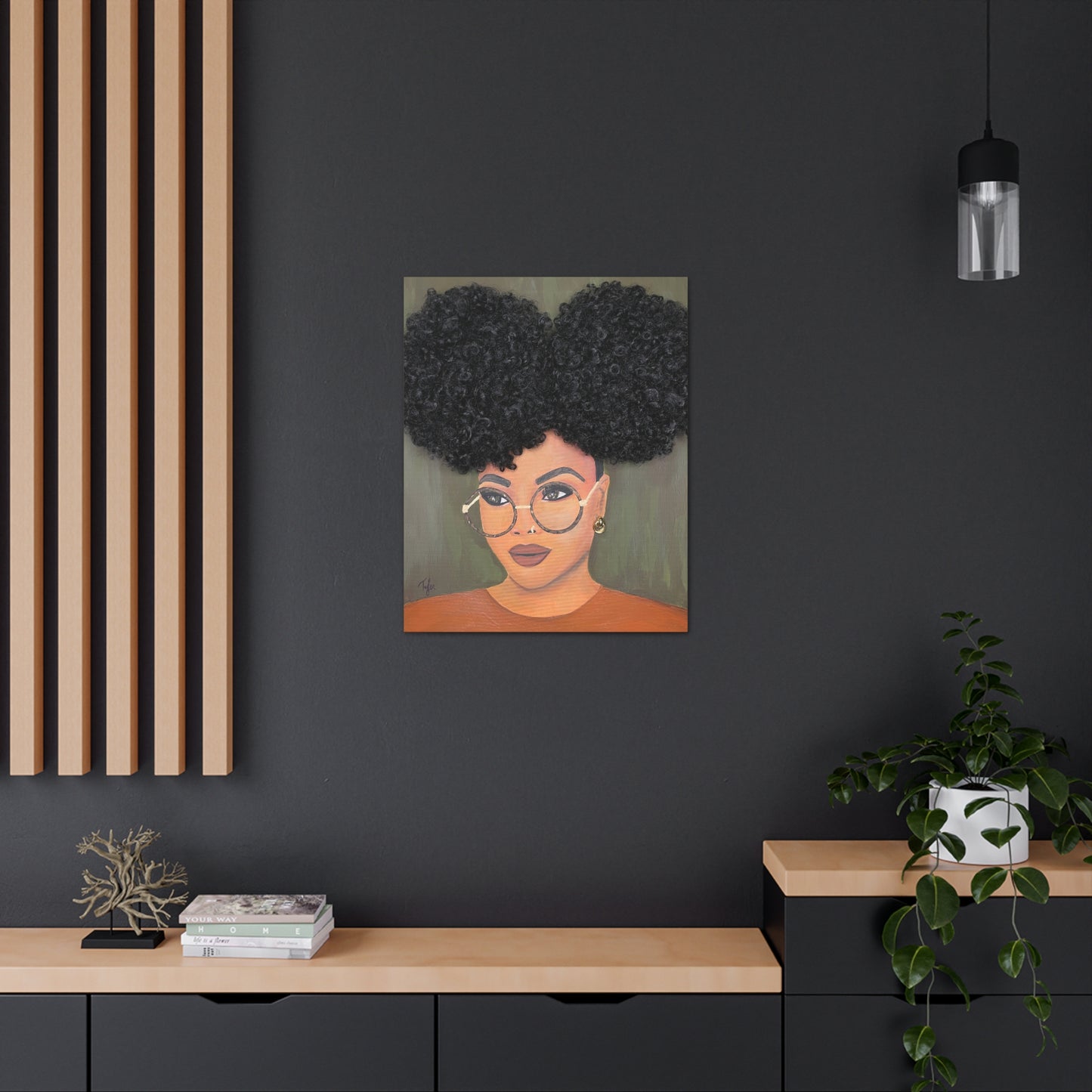 Vision- 2D Canvas Print (no Hair)