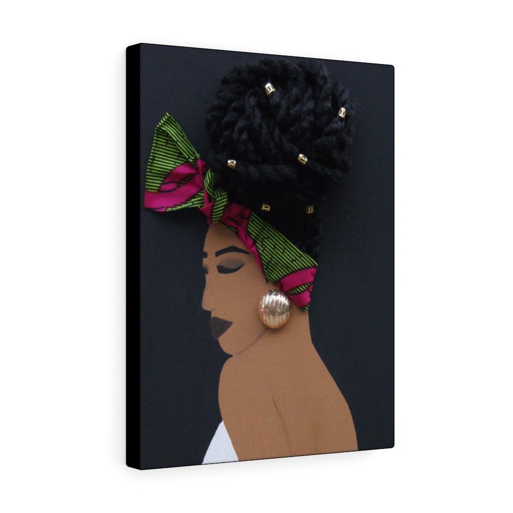 Bun Life- 2D Canvas Print (no Hair)