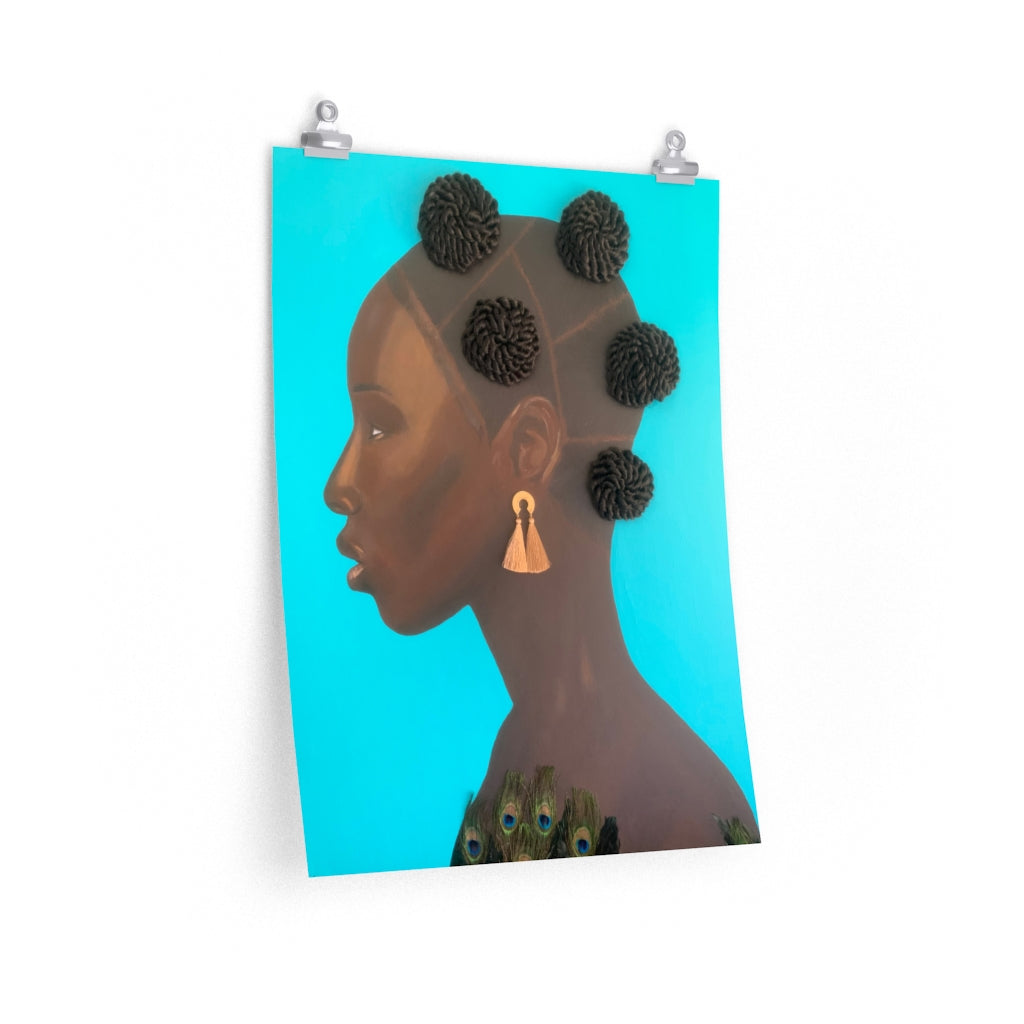 Bold and Beautiful 2D Poster Print (No Hair)