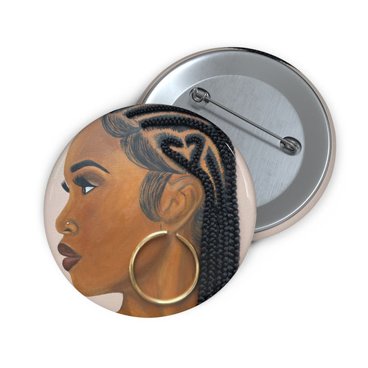 Certified Lover Girl 2D Button (No Hair)