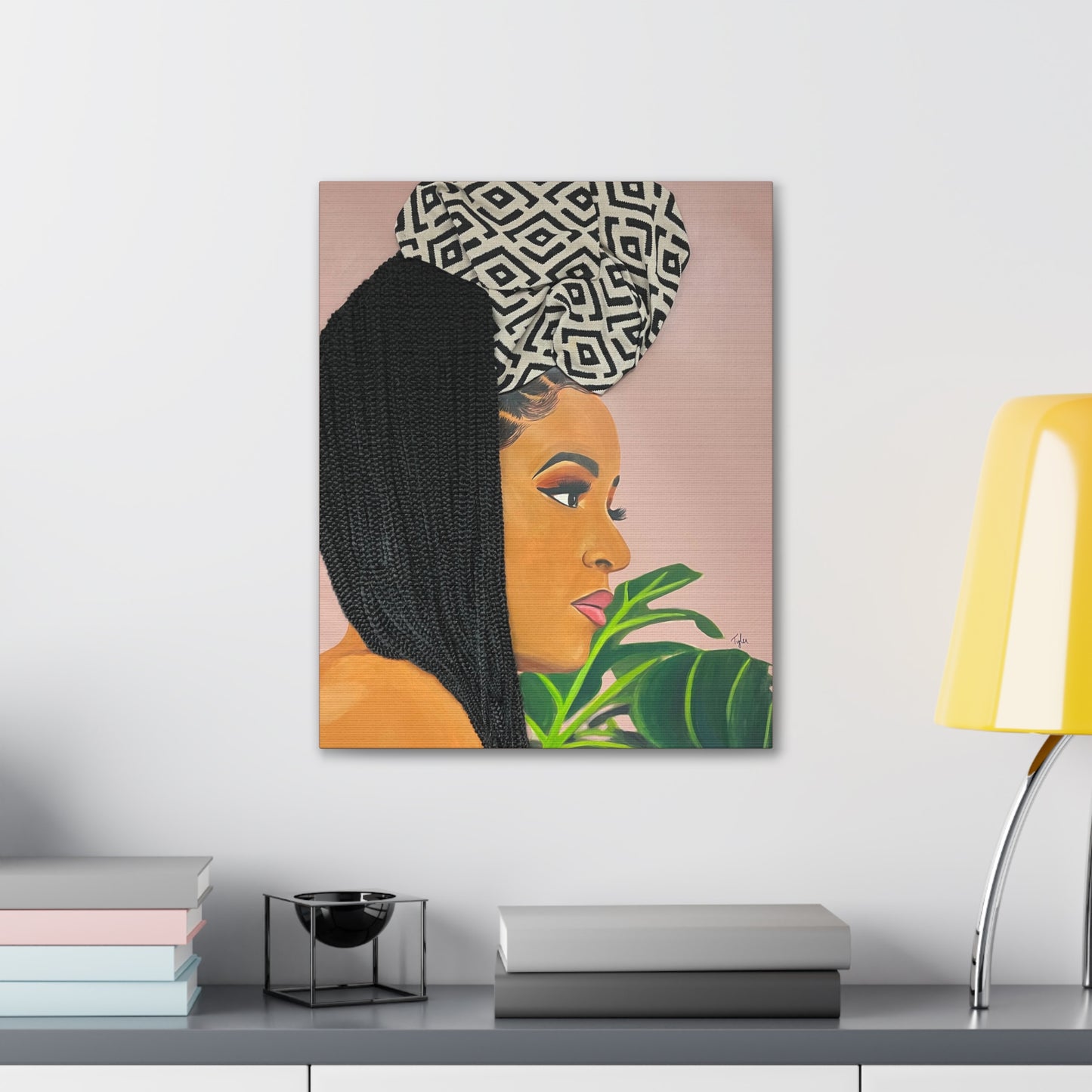 Worthy- 2D Canvas Print (no Hair)