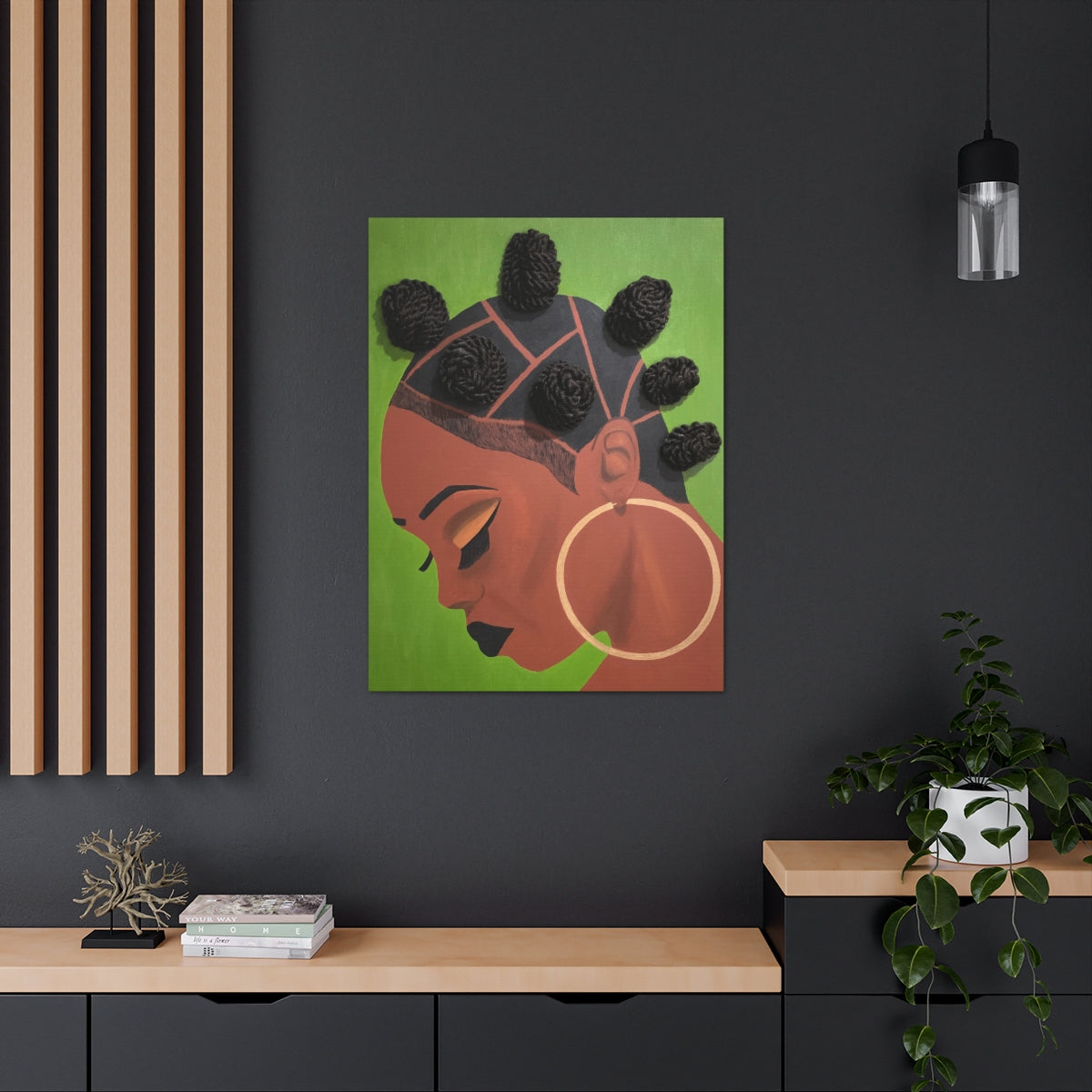 Level Up- 2D Canvas Print (No Hair)