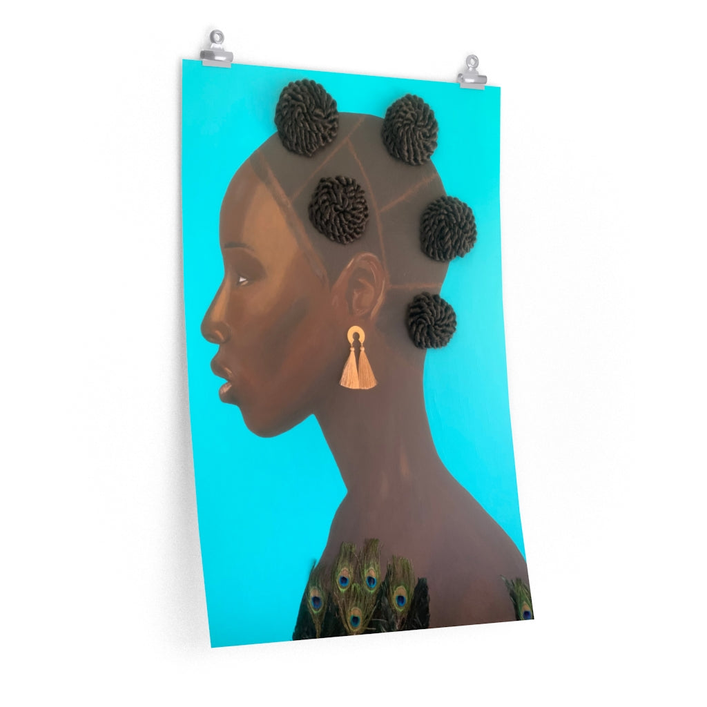 Bold and Beautiful 2D Poster Print (No Hair)