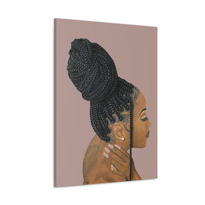 Be Gentle- 2D Canvas Print (no Hair)