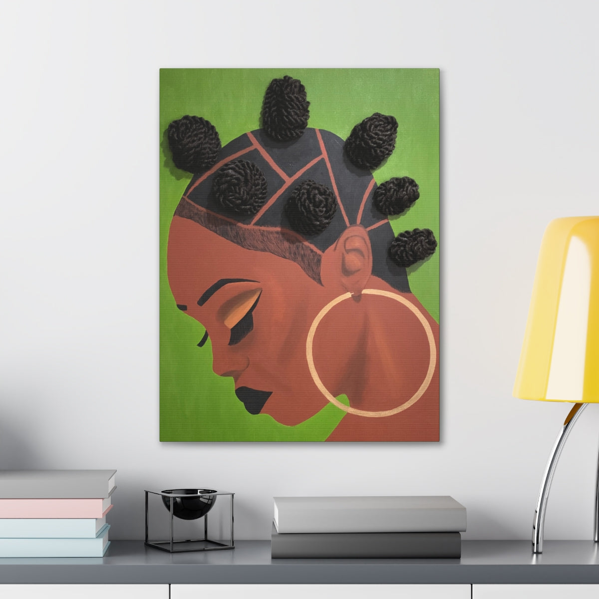 Level Up- 2D Canvas Print (No Hair)