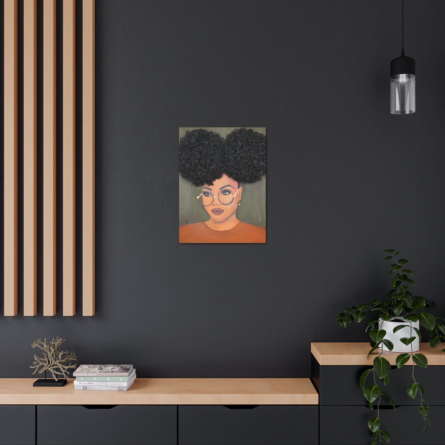 Vision- 2D Canvas Print (no Hair)