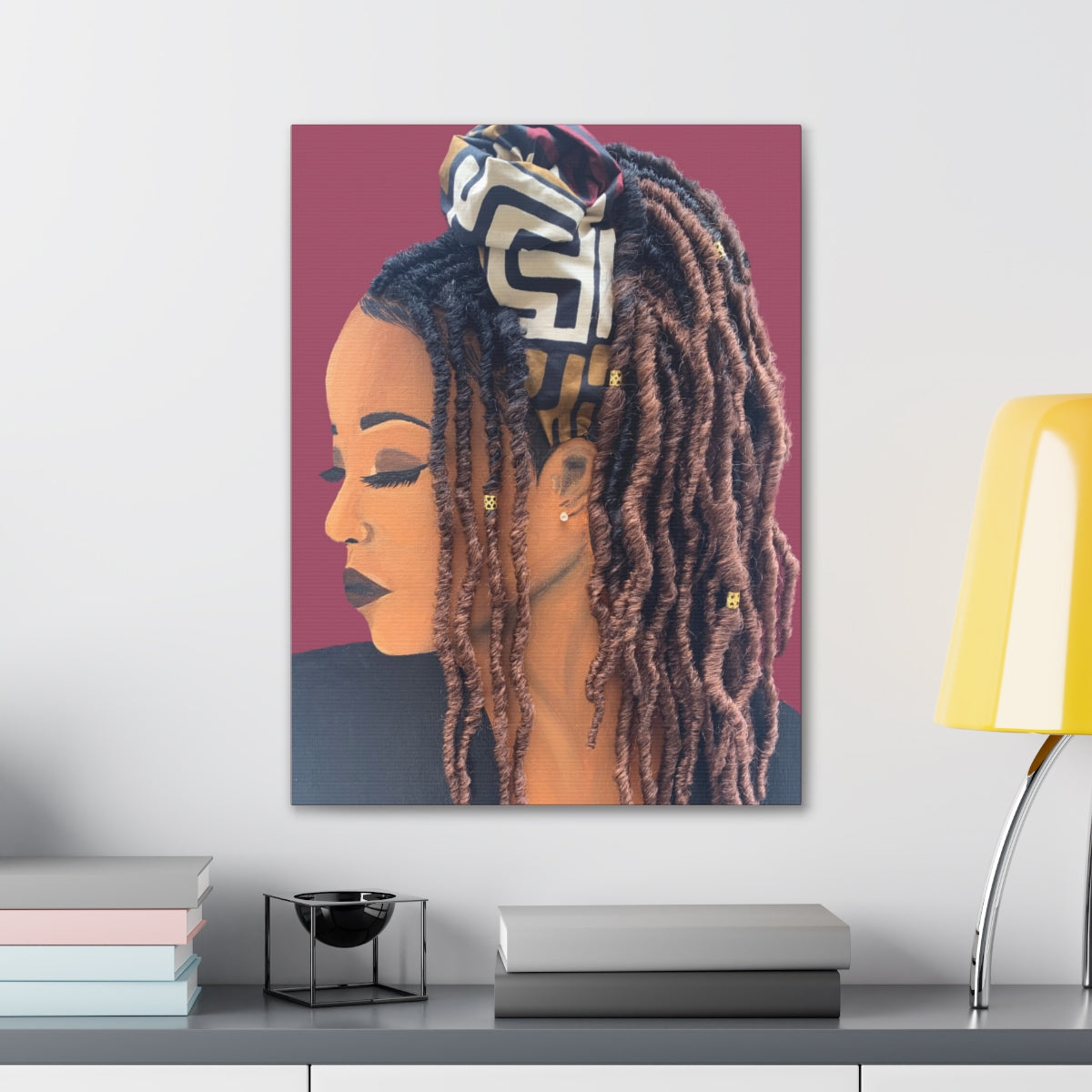 Locks- 2D Canvas Print (no Hair)