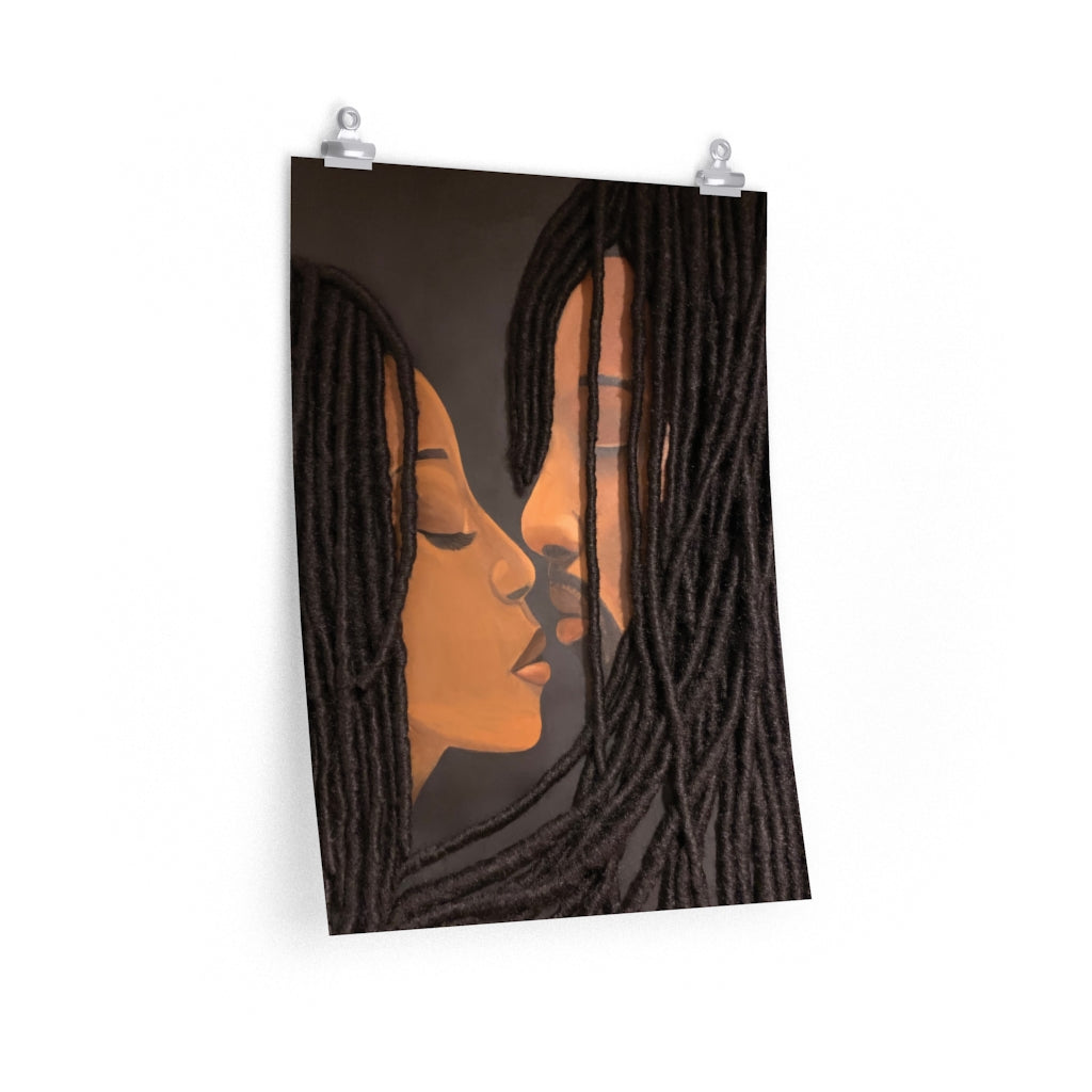 InterLocked 2D Poster Print (No Hair)