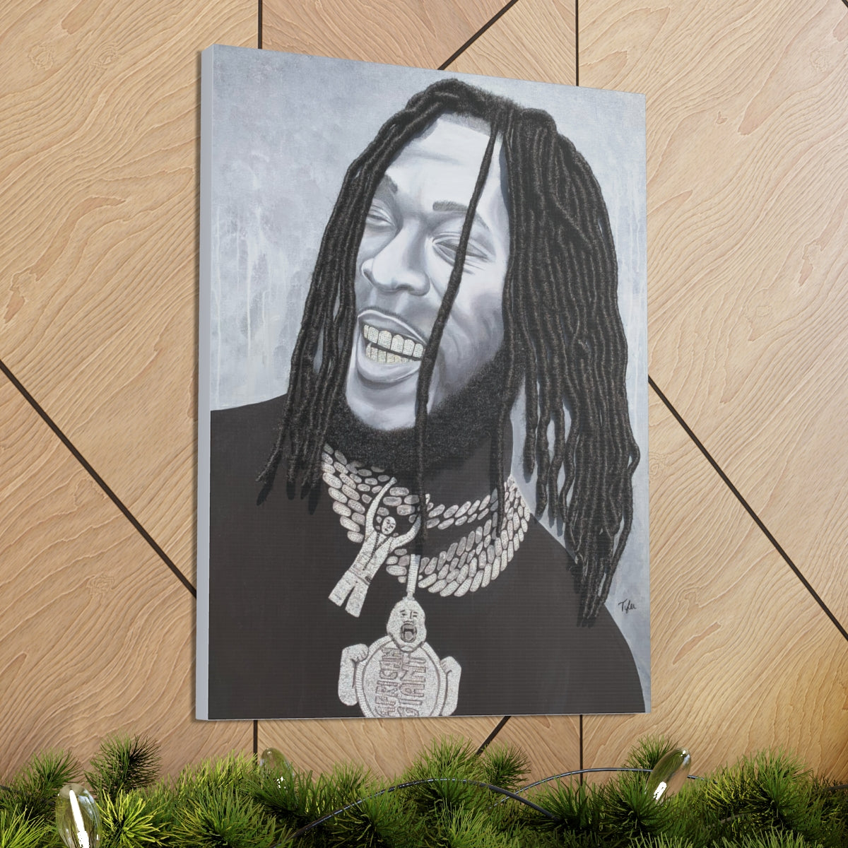 Burna- 2D Canvas Print (no Hair)