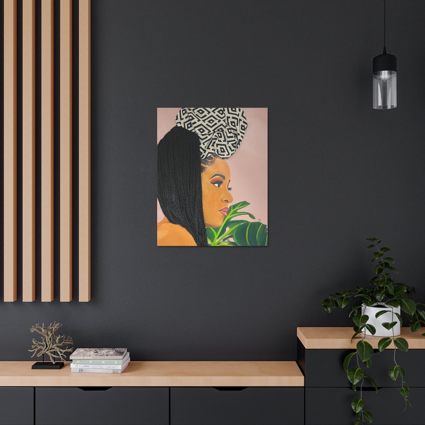 Worthy- 2D Canvas Print (no Hair)