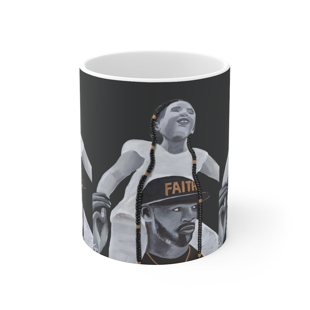 Faith Over Fear 2D Mug (No Hair)