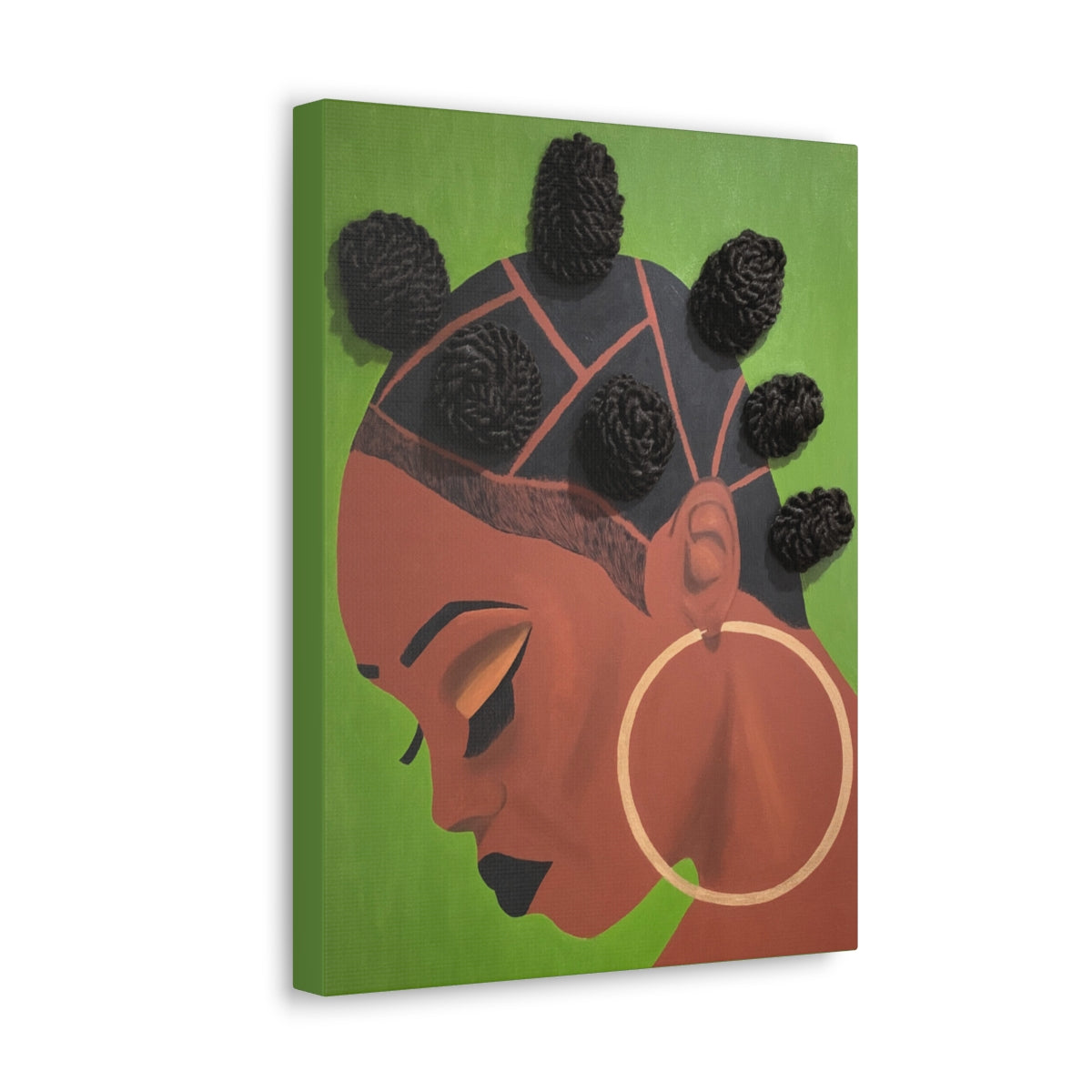 Level Up- 2D Canvas Print (No Hair)