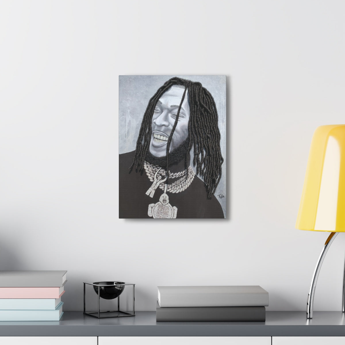 Burna- 2D Canvas Print (no Hair)