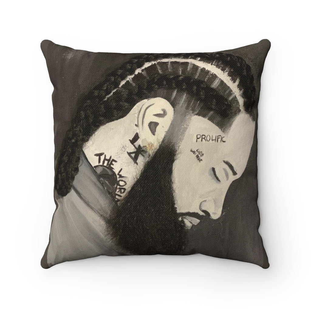 Nipsey 2D Pillow (No Hair)