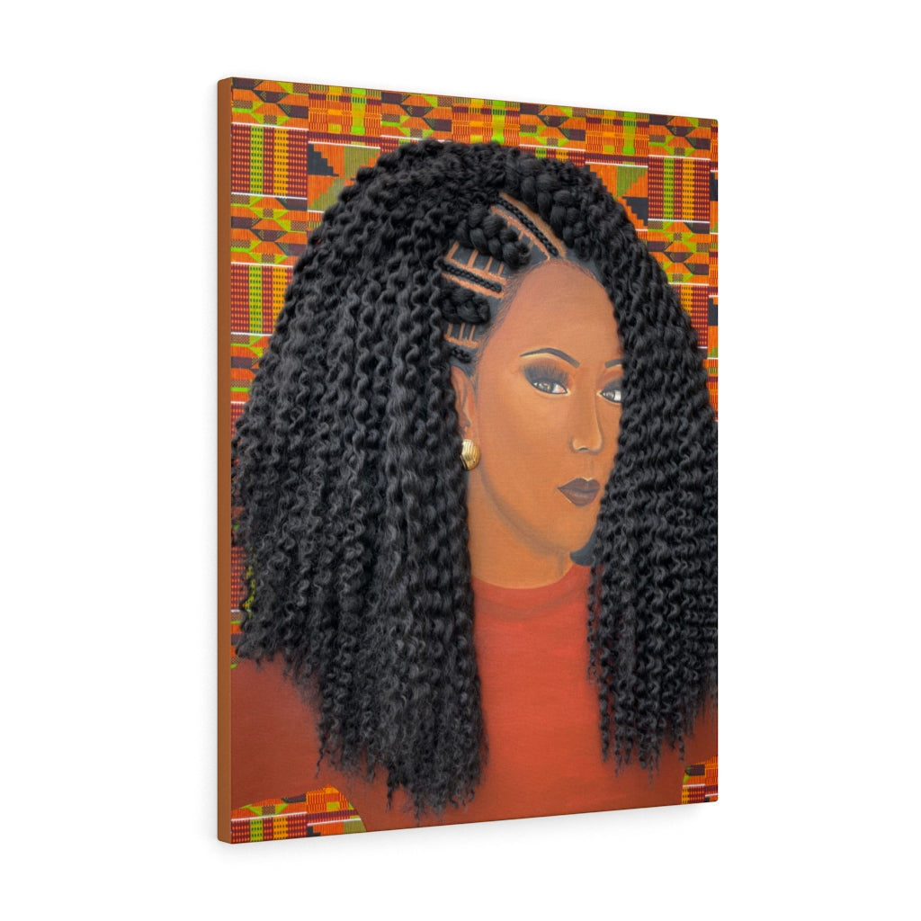 Resilient- 2D Canvas Print (no Hair)