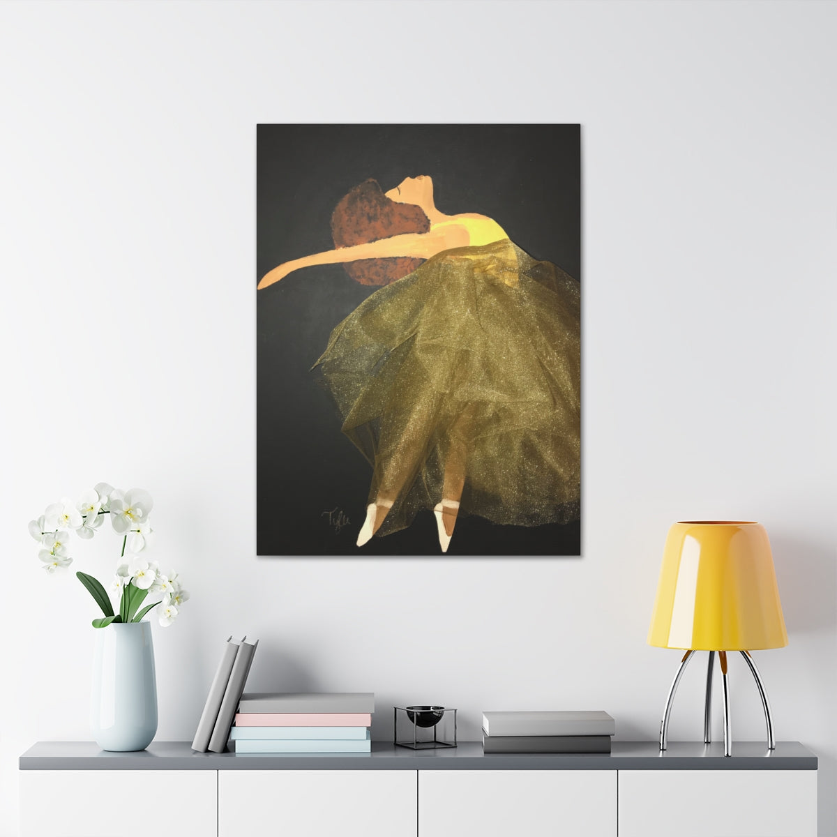 Dance Like Nobody's Watching- 2D Canvas Print (no Hair)