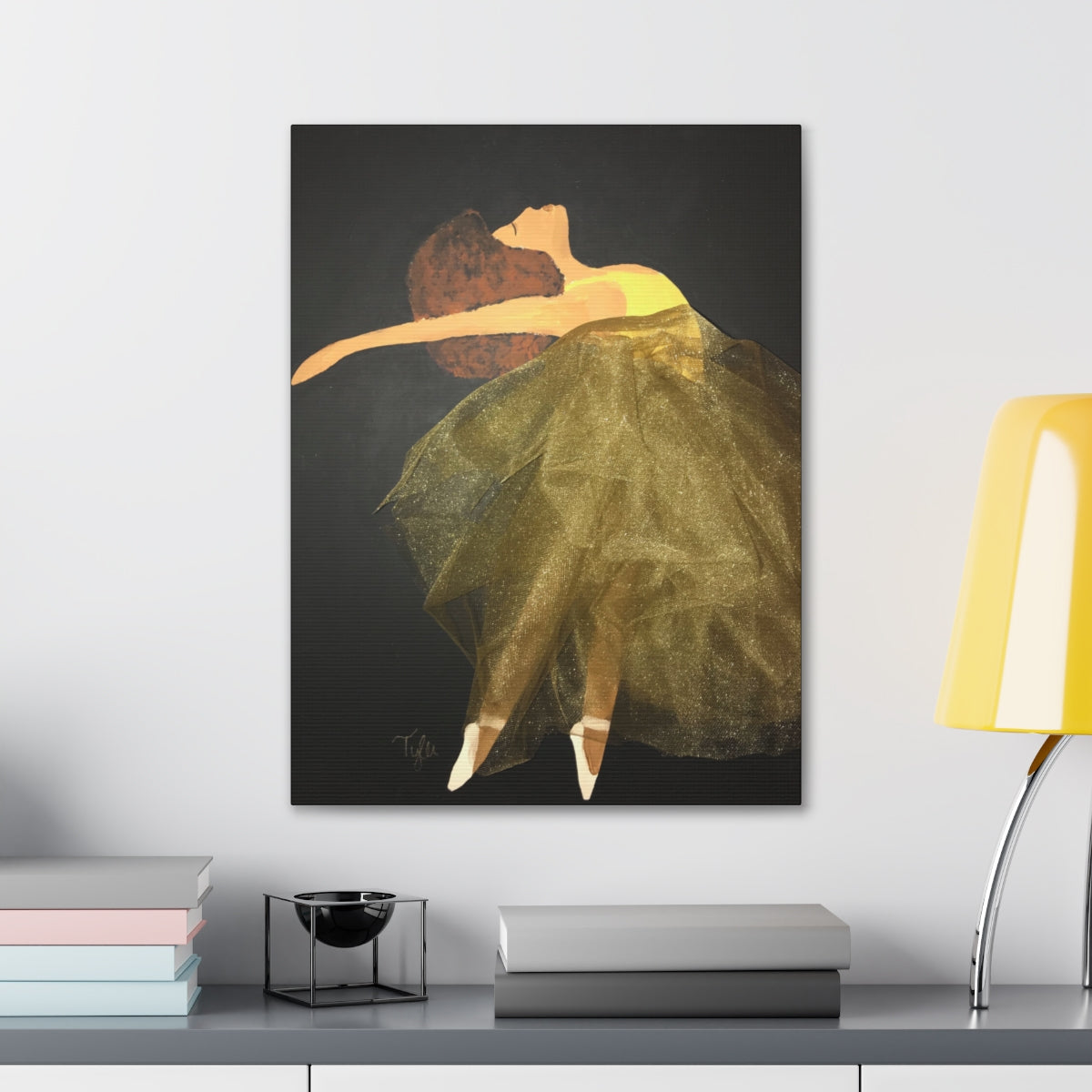 Dance Like Nobody's Watching- 2D Canvas Print (no Hair)