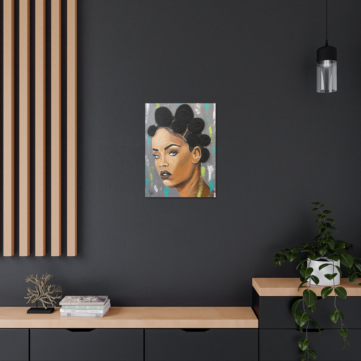 Fenty- 2D Canvas Print (no Hair)