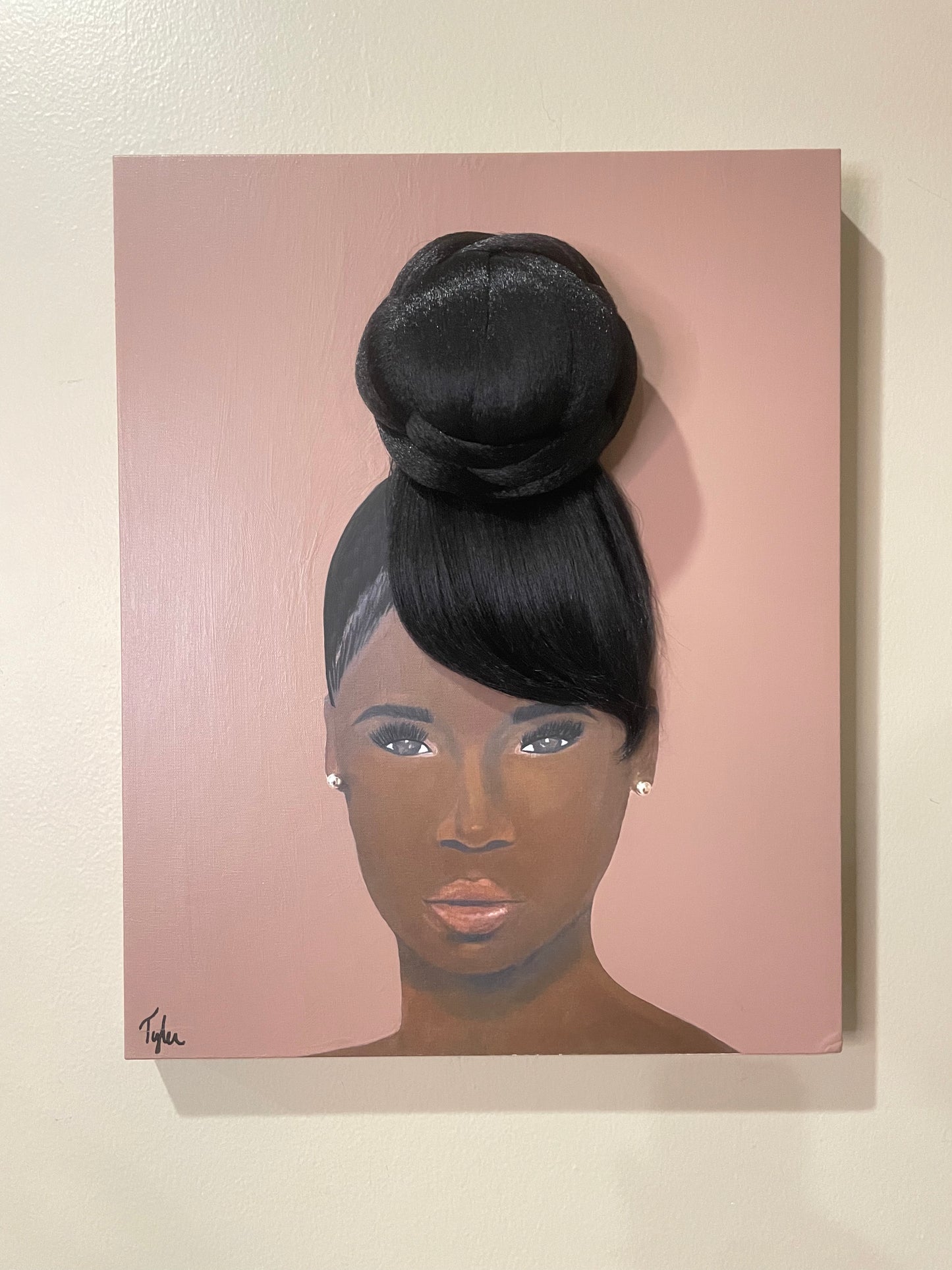 Controlla II-  3D Canvas Print (With Hair)