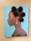 Bold & Beautiful - 3D Canvas Print (With Hair)